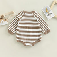 Load image into Gallery viewer, Baby Unisex Striped Rompers Wholesale 221216450
