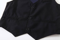 Load image into Gallery viewer, 3 Pieces Set Baby Kid Boys Birthday Party Solid Color Bow Shirts Vests Waistcoats And Pants Wholesale 221216452
