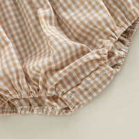 Load image into Gallery viewer, Baby Girls Checked Rompers Wholesale 221216453
