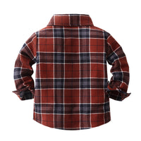 Load image into Gallery viewer, Baby Kid Boys Checked Shirts Wholesale 221216477
