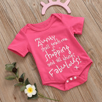 Load image into Gallery viewer, Baby Girls Letters Rompers Wholesale 22121648
