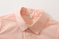 Load image into Gallery viewer, 2 Pieces Set Baby Kid Boys Birthday Party Solid Color Bow Shirts And Jumpsuits Wholesale 221216487
