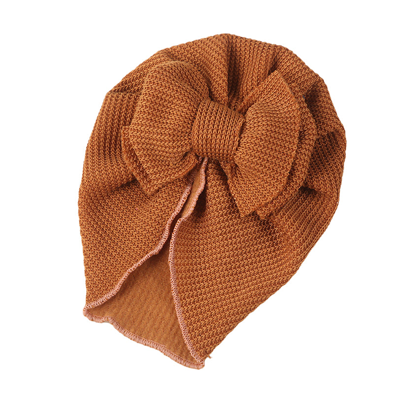 Girls Solid Color Bow Accessories Hats Wholesale 221216489