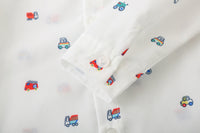 Load image into Gallery viewer, 3 Pieces Set Baby Kid Boys Birthday Party Car Bow Shirts Checked Vests Waistcoats And Solid Color Pants Wholesale 221216497
