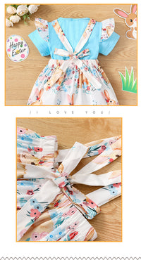 Load image into Gallery viewer, 2 Pieces Set Baby Kid Girls Animals Cartoon Print T-Shirts And Dresses Wholesale 221216517
