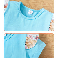 Load image into Gallery viewer, 2 Pieces Set Baby Kid Girls Animals Cartoon Print T-Shirts And Dresses Wholesale 221216517
