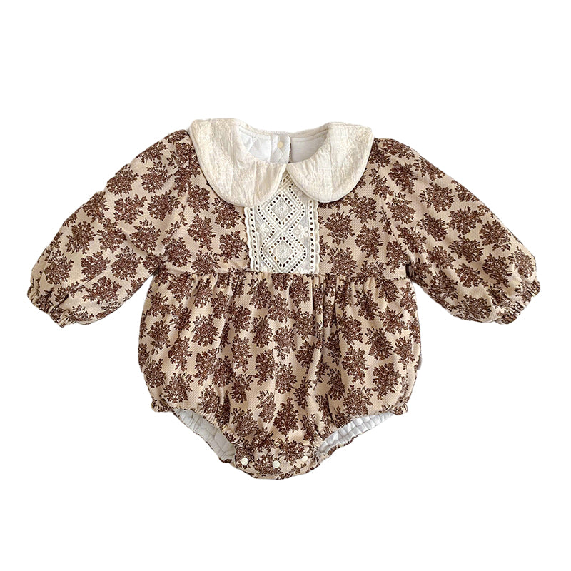 Baby Girls Color-blocking Flower Print Vests Waistcoats Wholesale 221216519