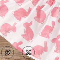 Load image into Gallery viewer, 2 Pieces Set Baby Kid Girls Easter Animals Cartoon Tops And Dresses Wholesale 221216521
