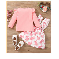 Load image into Gallery viewer, 2 Pieces Set Baby Kid Girls Easter Animals Cartoon Tops And Dresses Wholesale 221216521
