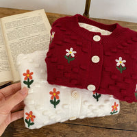 Load image into Gallery viewer, Baby Girls Flower Cardigan Wholesale 221216528
