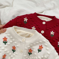 Load image into Gallery viewer, Baby Girls Flower Cardigan Wholesale 221216528
