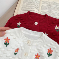 Load image into Gallery viewer, Baby Girls Flower Cardigan Wholesale 221216528
