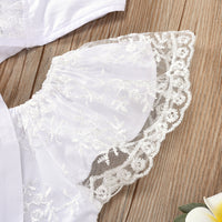 Load image into Gallery viewer, Baby Girls Lace Rompers Wholesale 22121653
