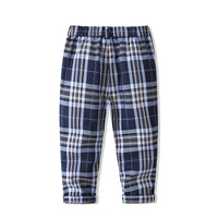 Load image into Gallery viewer, 3 Pieces Set Baby Kid Boys Birthday Party Solid Color Bow Shirts Checked Vests Waistcoats And Pants Wholesale 221216530
