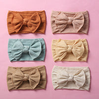 Load image into Gallery viewer, Girls Solid Color Bow Accessories Headwear Wholesale 221216548
