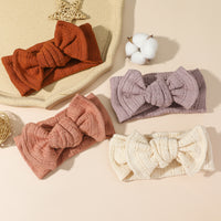 Load image into Gallery viewer, Girls Solid Color Bow Accessories Headwear Wholesale 221216548
