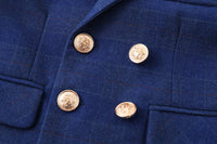 Load image into Gallery viewer, Baby Kid Boys Checked Dressy Birthday Party Blazers Wholesale 221216558
