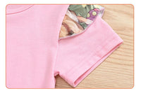 Load image into Gallery viewer, 2 Pieces Set Baby Kid Girls Easter Solid Color Print Tops And Cartoon Dresses Wholesale 221216560
