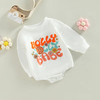 Load image into Gallery viewer, Baby Unisex Letters Flower Print Rompers Wholesale 221216590
