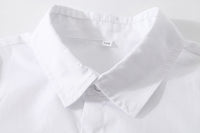 Load image into Gallery viewer, 3 Pieces Set Baby Kid Boys Birthday Party Solid Color Bow Shirts Checked Vests Waistcoats And Pants Wholesale 22121660
