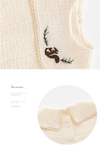 Load image into Gallery viewer, 2 Pieces Set Baby Girls Cartoon Embroidered Print Tops And Polka dots Rompers Wholesale 221216609
