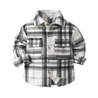 Load image into Gallery viewer, Baby Kid Unisex Color-blocking Checked Tops Wholesale 221216613
