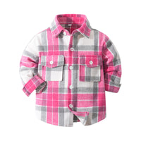 Load image into Gallery viewer, Baby Kid Unisex Color-blocking Checked Tops Wholesale 221216613
