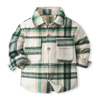Load image into Gallery viewer, Baby Kid Unisex Color-blocking Checked Tops Wholesale 221216613
