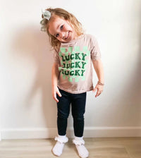 Load image into Gallery viewer, 2 Pieces Set Baby Kid Unisex Letters Print T-Shirts And Solid Color Pants Wholesale 221216615
