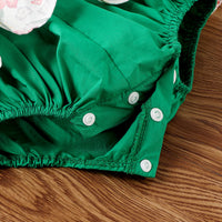 Load image into Gallery viewer, Baby Girls Flower Bow Print Rompers Wholesale 22121662
