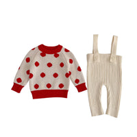Load image into Gallery viewer, Baby Girls Polka dots Crochet Sweaters Wholesale 221216620
