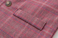 Load image into Gallery viewer, 3 Pieces Set Baby Kid Boys Dressy Party Checked Vests Waistcoats And Solid Color Bow Shirts And Pants Suits Wholesale 221216627
