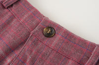 Load image into Gallery viewer, 3 Pieces Set Baby Kid Boys Dressy Party Checked Vests Waistcoats And Solid Color Bow Shirts And Pants Suits Wholesale 221216627
