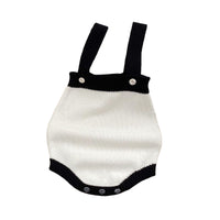 Load image into Gallery viewer, Baby Girls Color-blocking Cardigan And Rompers Wholesale 221216628
