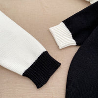 Load image into Gallery viewer, Baby Girls Color-blocking Cardigan And Rompers Wholesale 221216628
