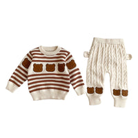 Load image into Gallery viewer, Baby Unisex Striped Cartoon Sweaters Wholesale 221216644
