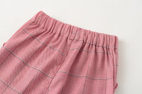 Load image into Gallery viewer, 3 Pieces Set Baby Kid Boys Birthday Party Solid Color Bow Shirts Checked Vests Waistcoats And Pants Wholesale 221216655
