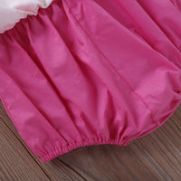 Load image into Gallery viewer, Baby Girls Flower Bow Print Rompers Wholesale 22121673
