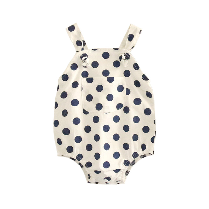 Baby Unisex Polka dots Print Rompers Wholesale 22121676