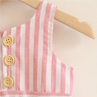 Load image into Gallery viewer, Baby Unisex Striped Rompers Wholesale 22121677
