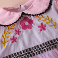 Load image into Gallery viewer, 3 Pieces Set Baby Girls Embroidered Rompers Solid Color Hats And Flower Others accessories Wholesale 22121688
