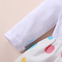 Load image into Gallery viewer, Baby Girls Polka dots Cartoon Print Rompers Wholesale 22121691
