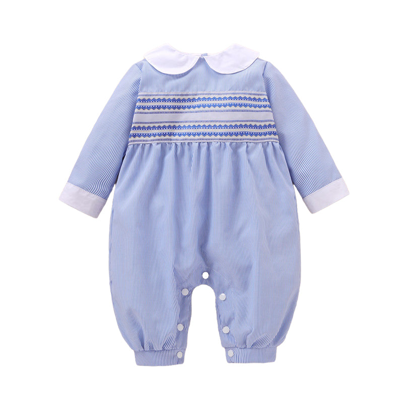 Baby Unisex Striped Jumpsuits Wholesale 22121695