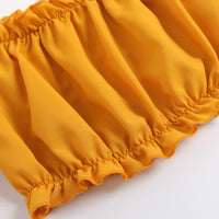 Load image into Gallery viewer, 2 Pieces Set Baby Kid Girls Solid Color Tops And Shorts Wholesale 221220125
