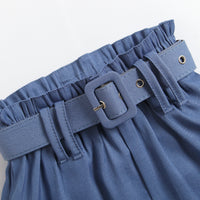 Load image into Gallery viewer, 2 Pieces Set Baby Kid Girls Solid Color Tops And Shorts Wholesale 221220125
