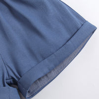 Load image into Gallery viewer, 2 Pieces Set Baby Kid Girls Solid Color Tops And Shorts Wholesale 221220125
