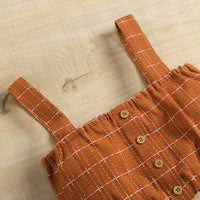 Load image into Gallery viewer, 2 Pieces Set Baby Kid Girls Checked Tank Tops And Shorts Wholesale 221220126

