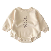 Load image into Gallery viewer, Baby Unisex Dinosaur Cartoon Print Rompers Wholesale 221220129
