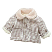 Load image into Gallery viewer, Baby Unisex Checked Cartoon Embroidered Jackets Outwears Wholesale 221220134
