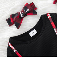 Load image into Gallery viewer, Baby Kid Girls Checked Bow Christmas Dresses Wholesale 221220135
